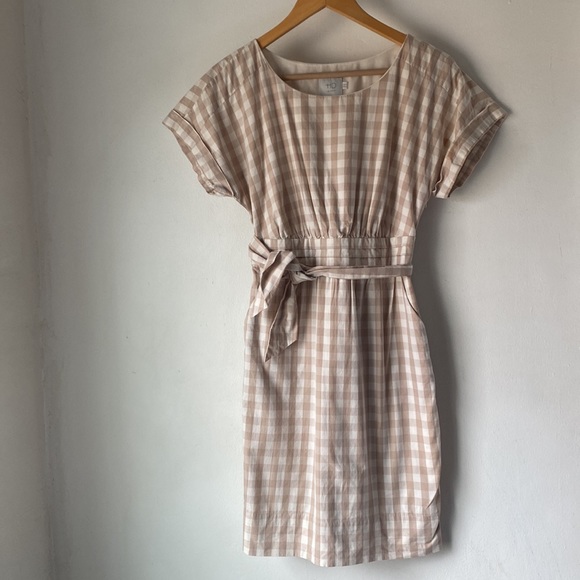 Anthro HD in Paris 2 Gingham Ribboned Dress - Picture 2 of 14